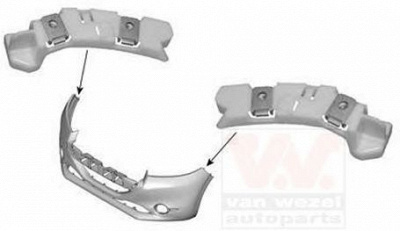 VAN WEZEL 4034569 -  Кронштейн, буфер